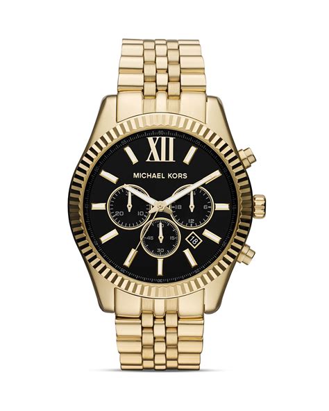 michael kors men's chronograph link|Michael Kors lexington chronograph watch.